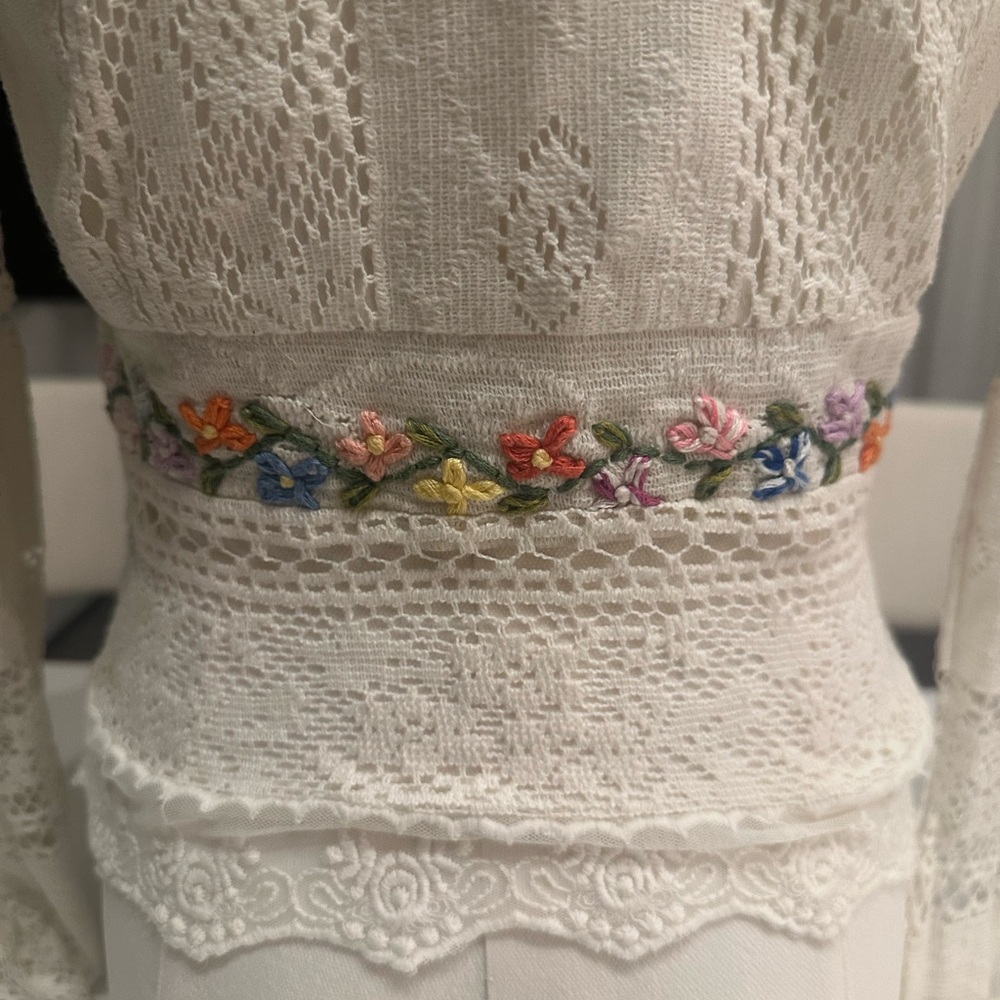 Free People Garden Grace Top xs - Picture 10 of 11